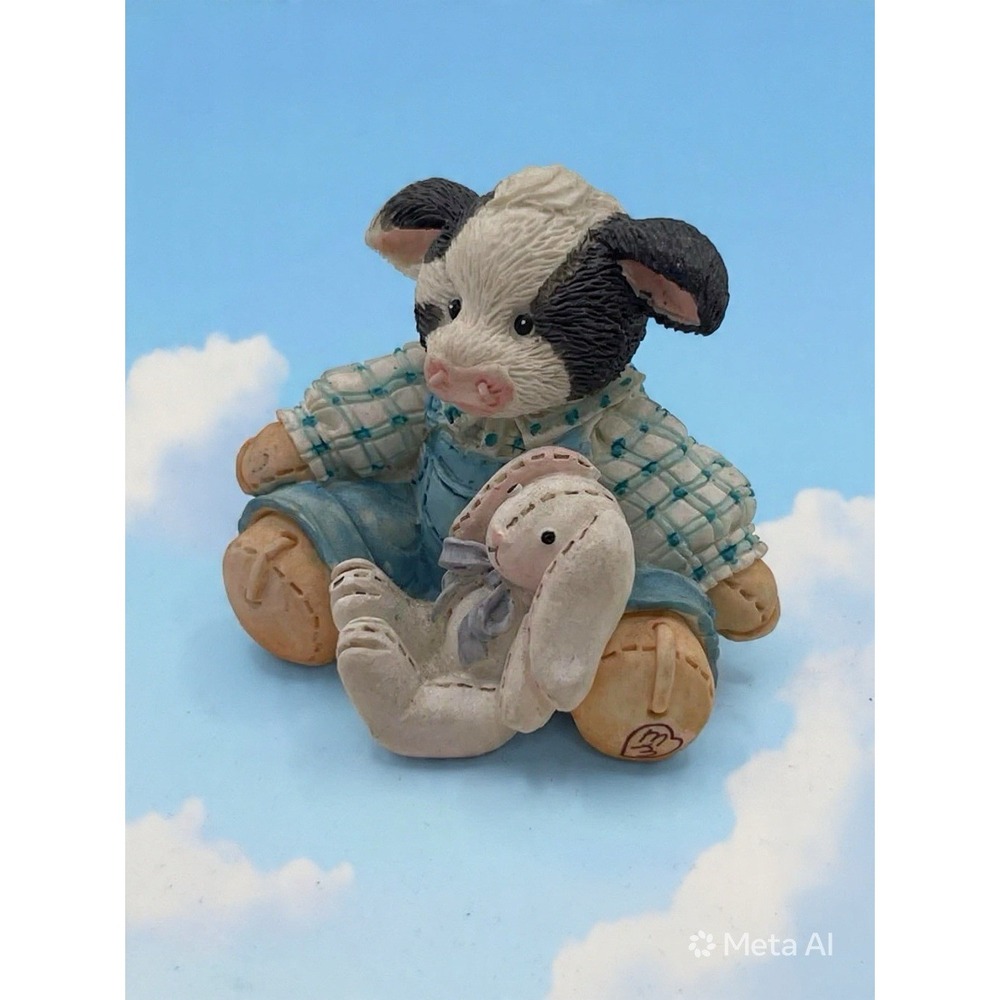 Mary's Moo Moos " Some Bunny Loves Moo" 104914 Enesco Figurine